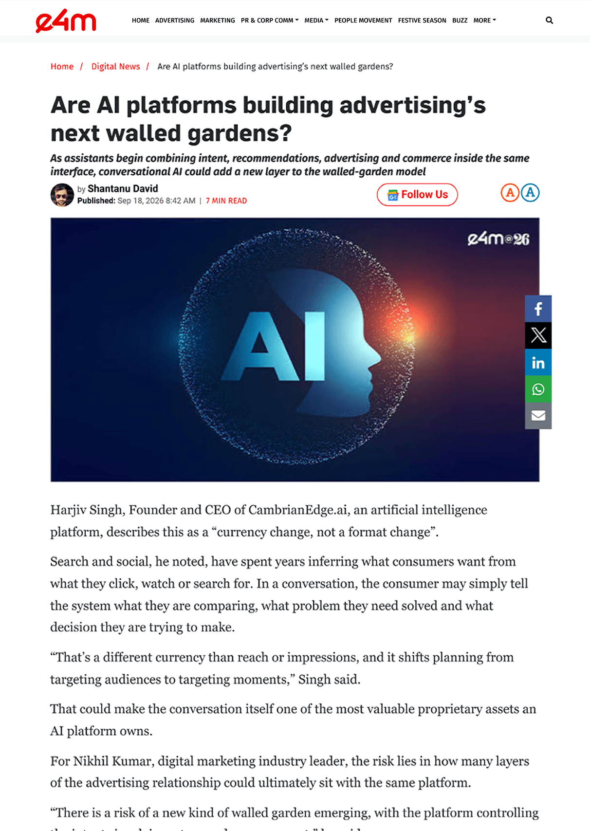 Are AI platforms building advertising's next walled gardens?