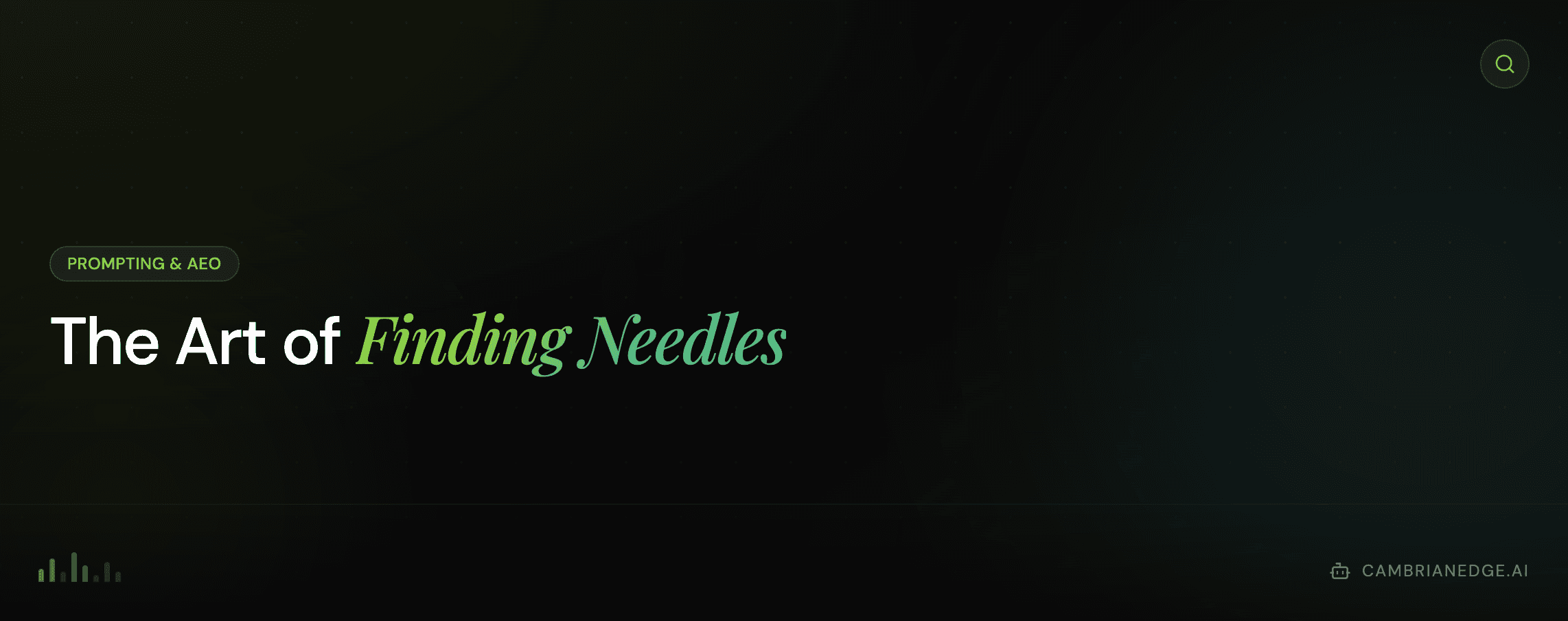 The Art of Finding Needles: How Prompting Became the New Search Mastery