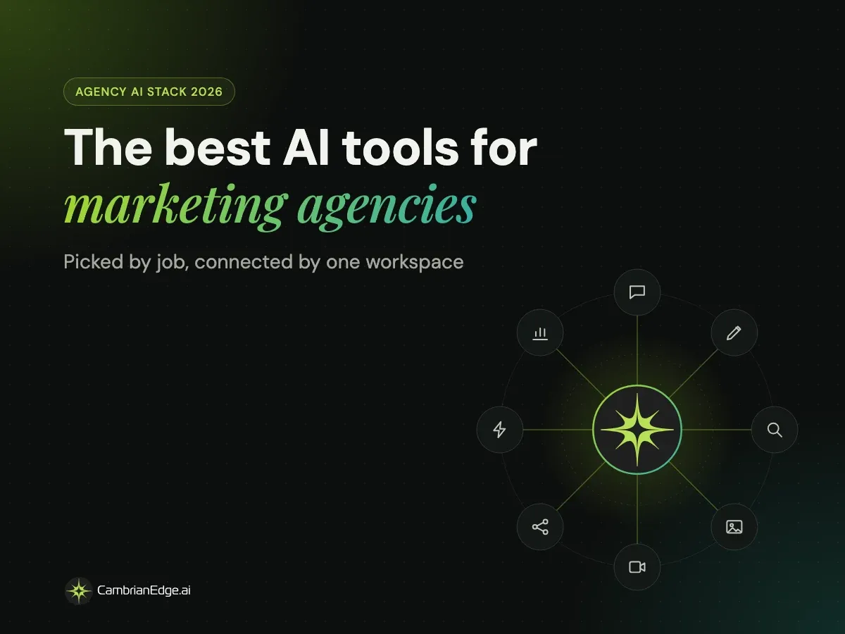 Best AI tools for marketing agencies in 2026, picked by job